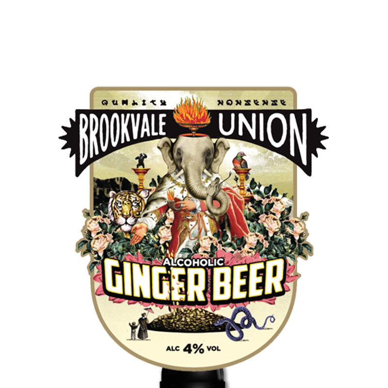 Spicy yet mild, dry but wet, smooth but sharp, tight but loose  just great tasting ginger beer!
ABV - 4.0%